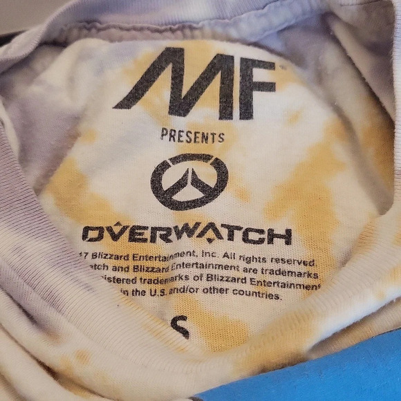 GAMER Overwatch Tracer Tie-Dye T-Shirt - Picture 3 of 3